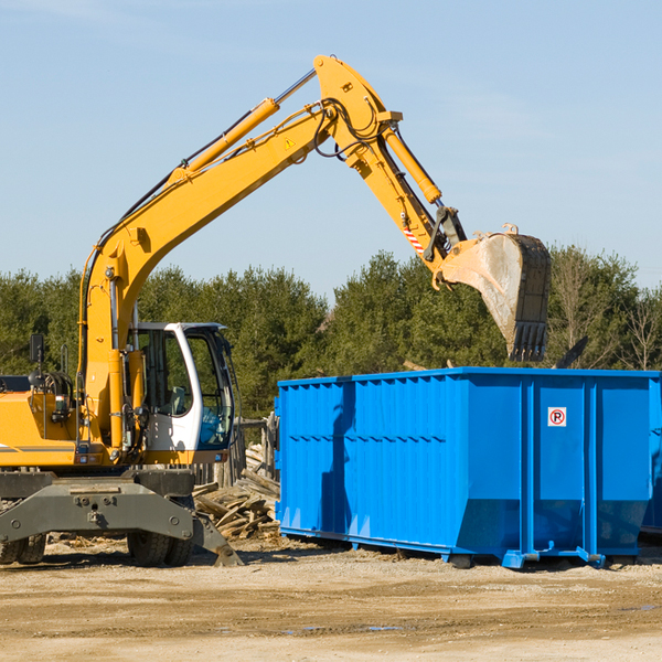 can i rent a residential dumpster for a construction project in Dickeyville